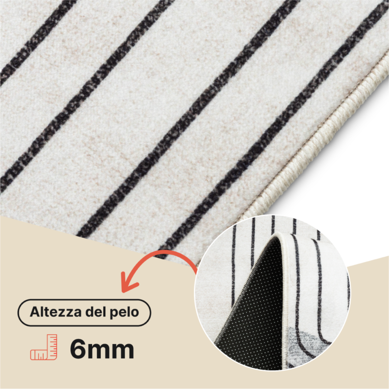 Tappeto Venezia Moderno Astratto Arancione Beige Antiscivolo