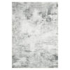 Tappeto Bari Motivo Astratto Grigio Scuro Crema Antiscivolo