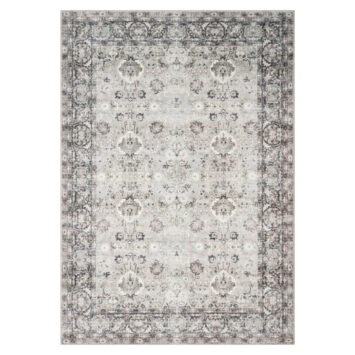Tappeto Ispahan Grigio Floreale Antiscivolo
