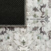 Tappeto Ispahan Grigio Floreale Antiscivolo
