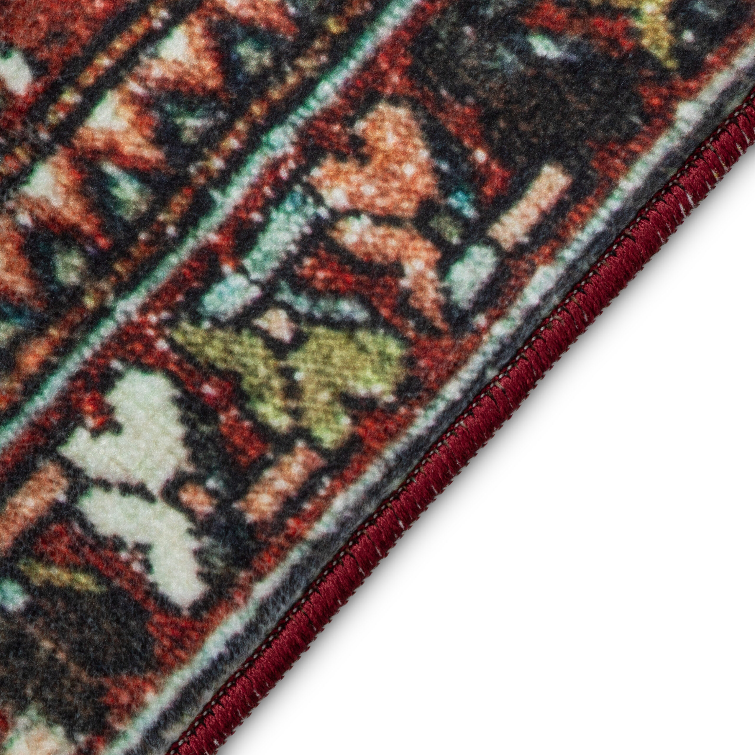Tappeto Ispahan Multicolore Vintage Antiscivolo