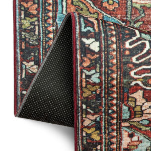 Tappeto Ispahan Multicolore Vintage Antiscivolo