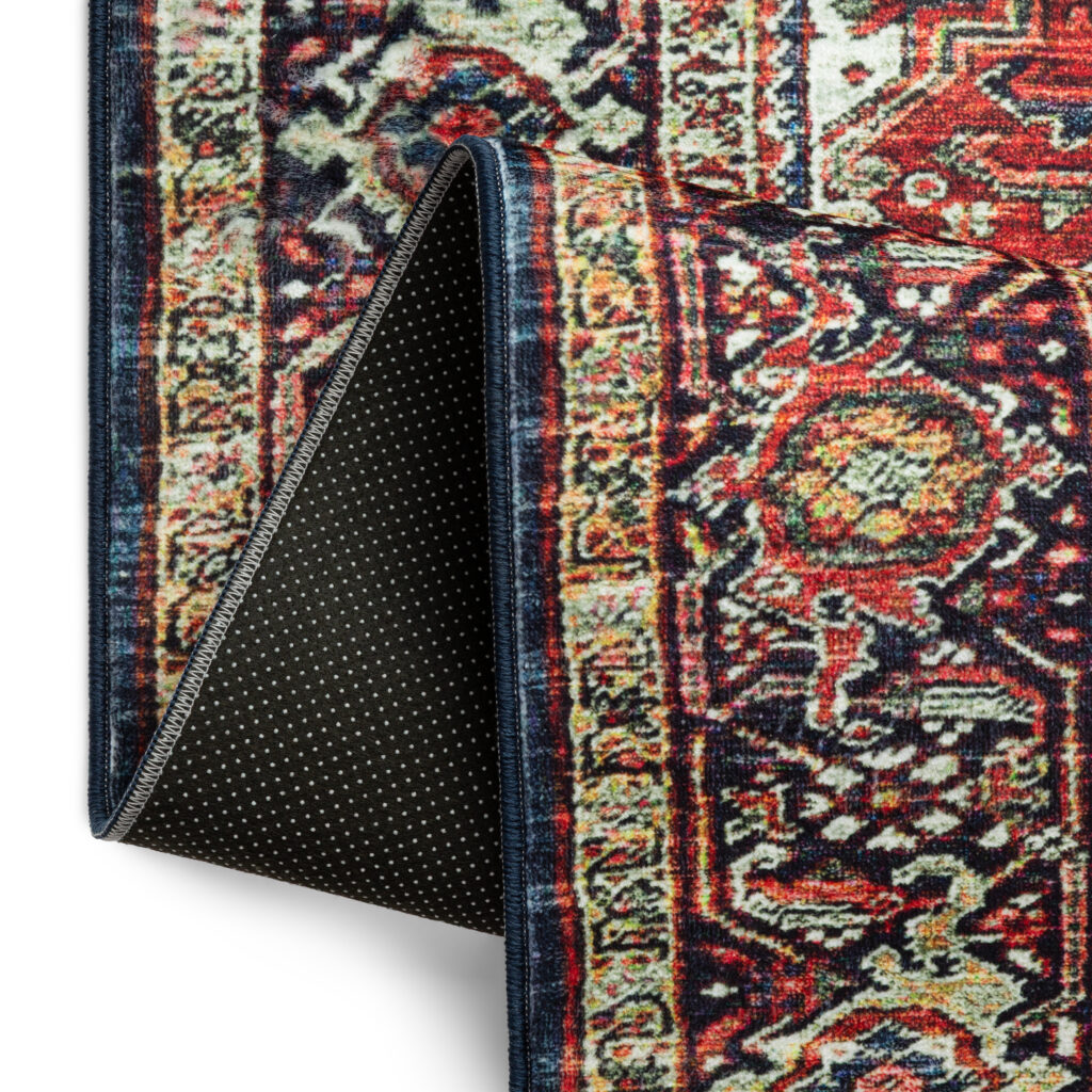 Tappeto Ispahan Bordeaux Tradizionale Antiscivolo