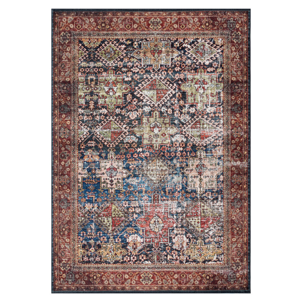 Tappeto Ispahan Multicolore Tradizionale Antiscivolo