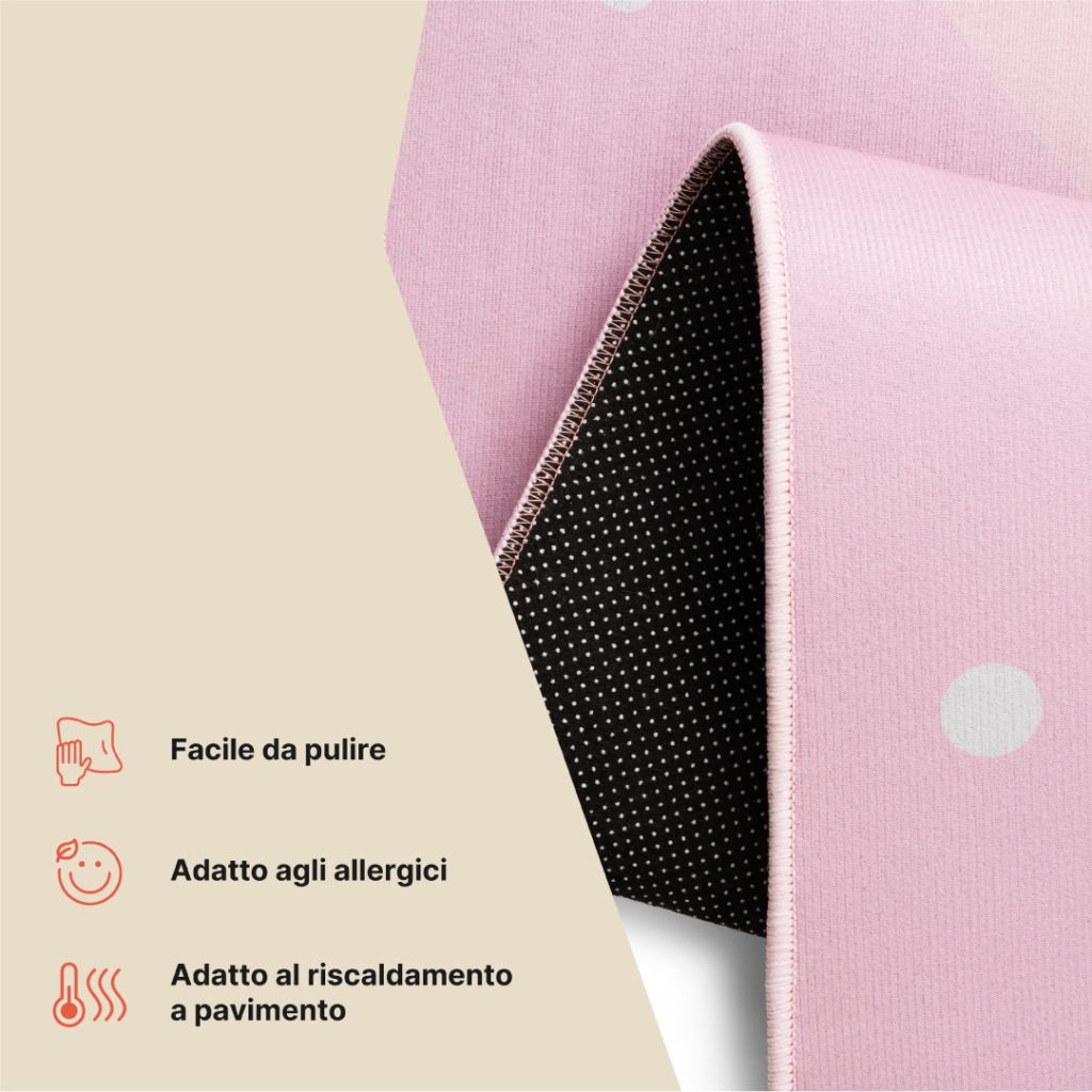 Tappeto Bambini Joy Unicorno Antiscivolo