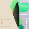 Tappeto Bambini Joy Verde Città Antiscivolo