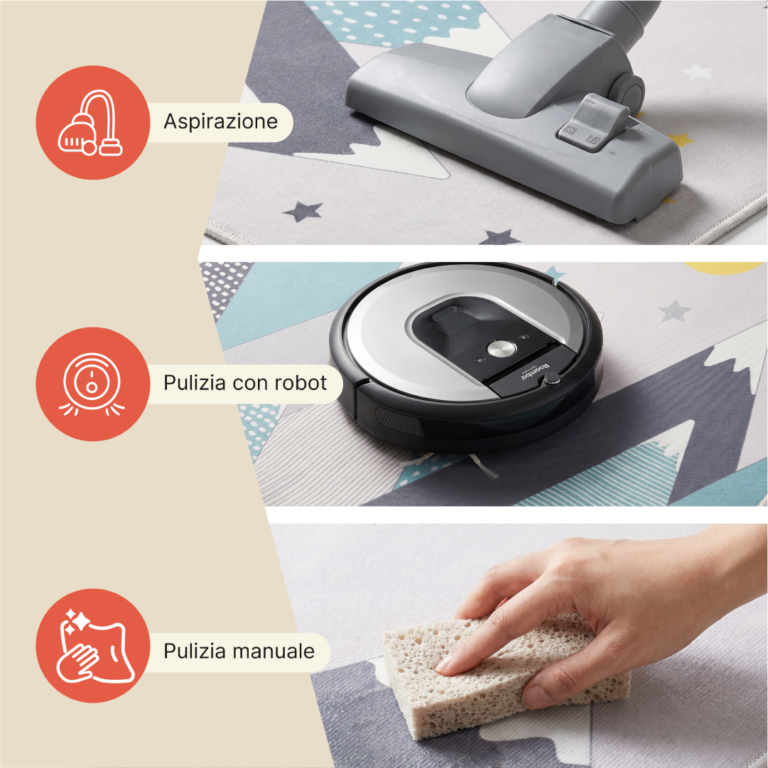 Tappeto Bambini Joy Pastello Montagne Antiscivolo