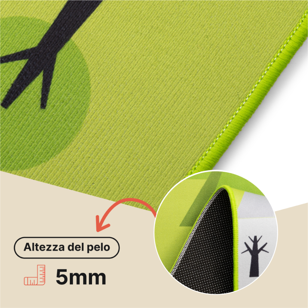 Tappeto Bambini Joy Verde Strada Antiscivolo