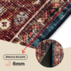 Tappeto Ispahan Multicolore Tradizionale Antiscivolo