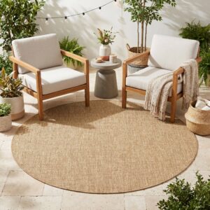 Tappeto da Esterno Yucana Rotondo Beige