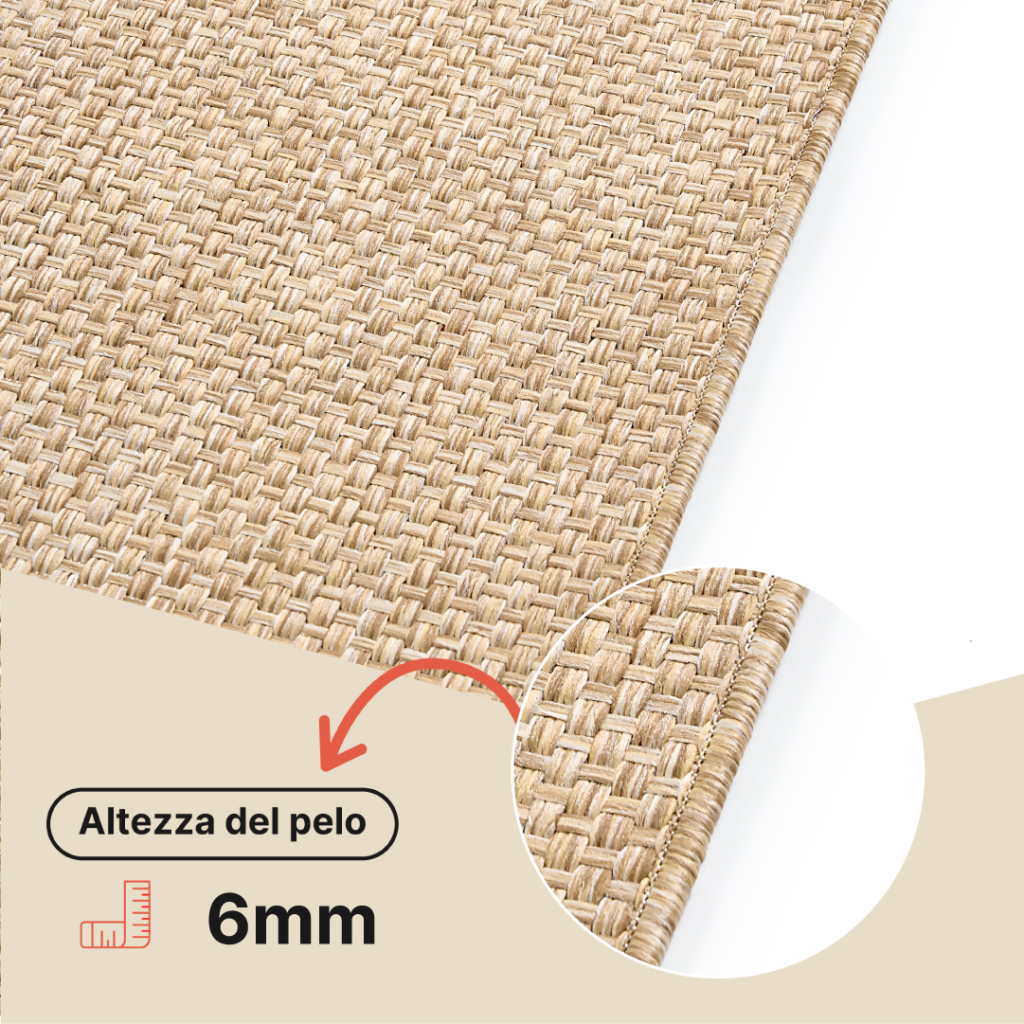 Passatoia Yucana Indoor Outdoor Beige