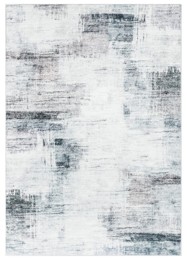 Tappeto Venezia Astratto Moderno Blu Grigio Antiscivolo
