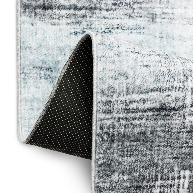 Tappeto Venezia Astratto Moderno Blu Grigio Antiscivolo