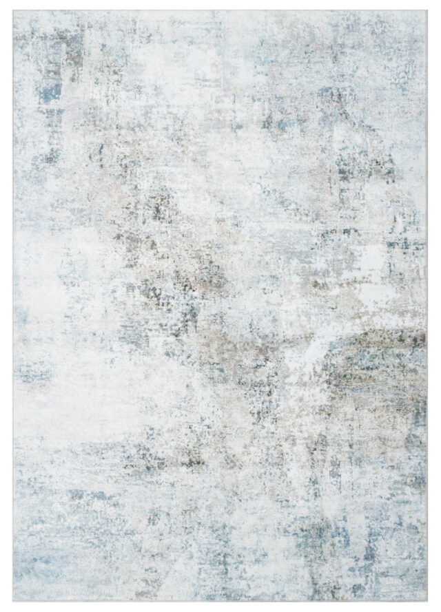 Tappeto Venezia Moderno Astratto Blu Grigio Bianco Antiscivolo