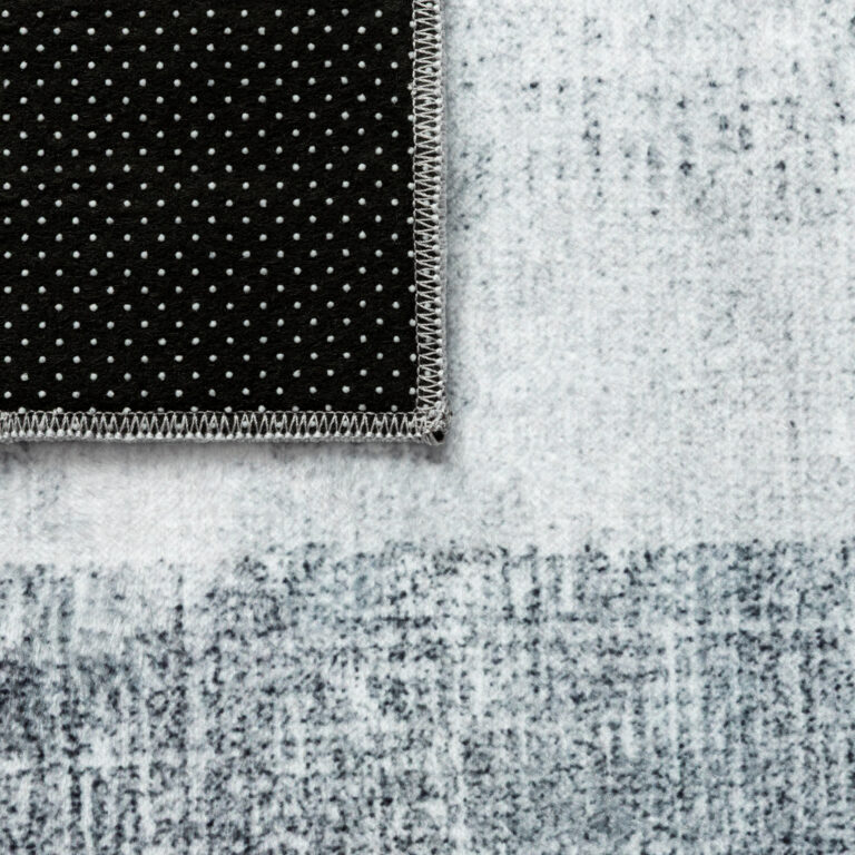 Tappeto Venezia Moderno Geometrico Carminio Grigio Antiscivolo