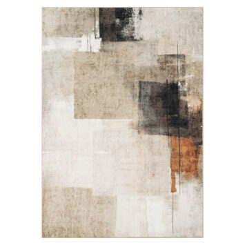 Tappeto Venezia Geometrico Astratto Marrone Beige Antiscivolo