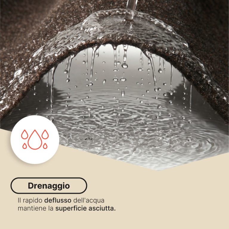 Erba Sintetica Vera Marrone 4 mm