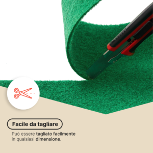 Erba Sintetica Vera Verde 4 mm