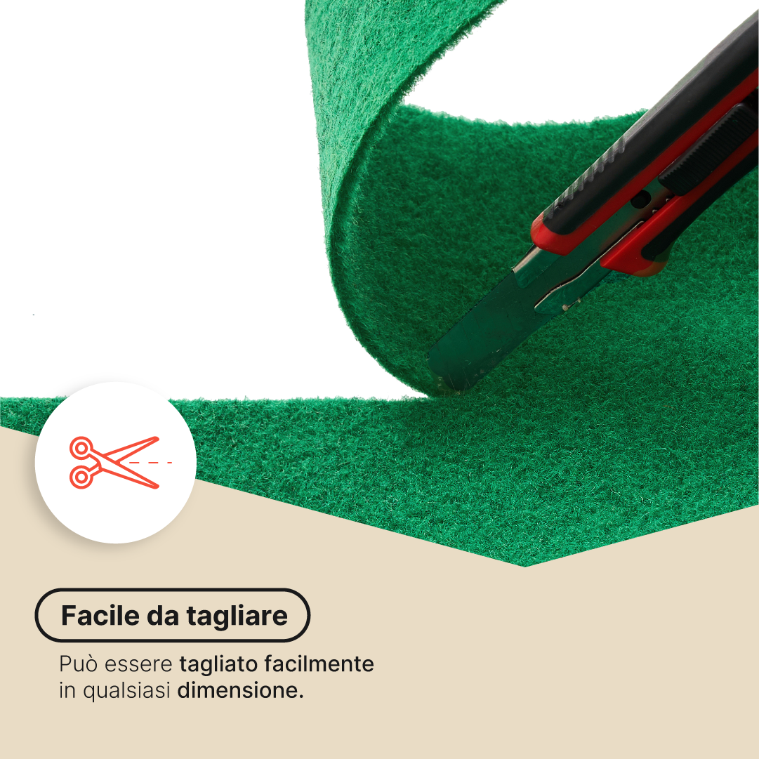 Erba Sintetica Vera Verde 4 mm