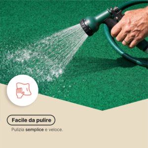 Erba Sintetica Vera Verde 4 mm