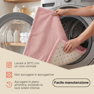 Tappeto Bambini Fluffin Rosa