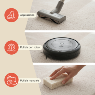 Tappeto Lumi Crema Antiscivolo