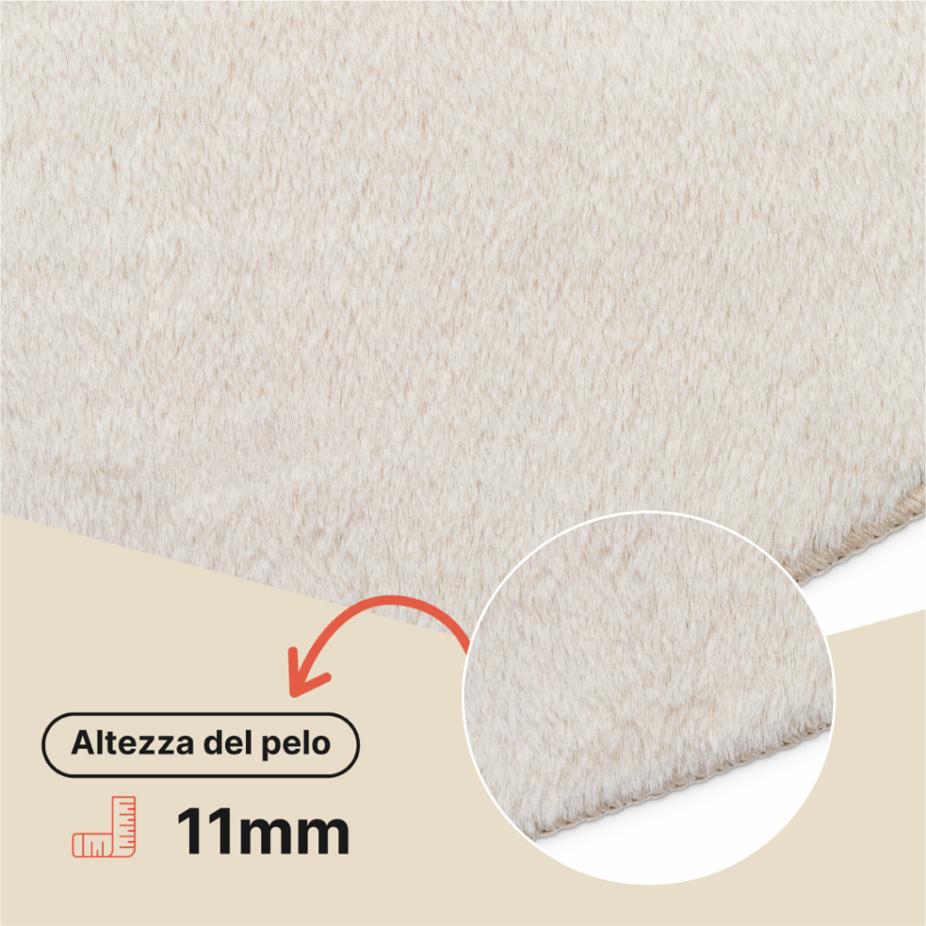 Tappeto Lumi Crema Antiscivolo