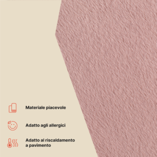 Tappeto Lumi Rosa Antiscivolo