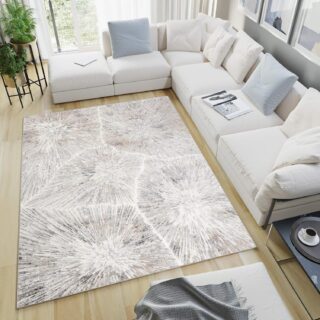 Tappeto Valley Grey Rame Moderno Linee