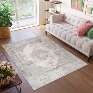 Tappeto Valley Grigio Rame Vintage Ornamenti