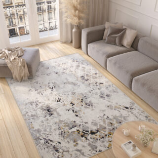 Tappeto Valley Grigio Rame Vintage Trellis