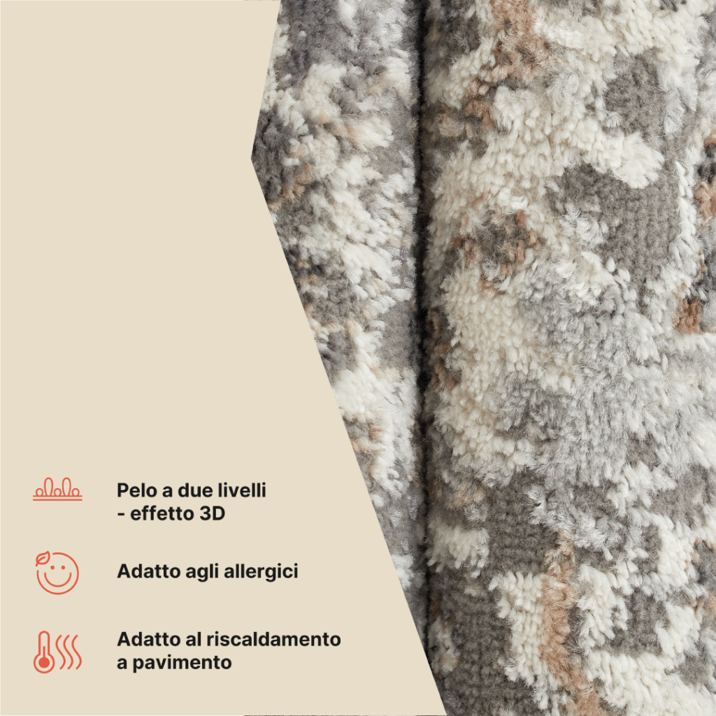 Tappeto Valley Grigio Scuro Floreale Rosetta