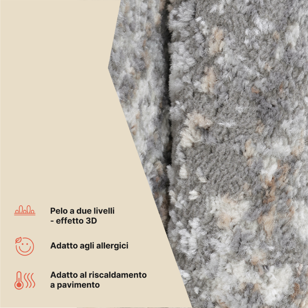 Tappeto Valley Rotondo Grigio Scuro Astratto Linee