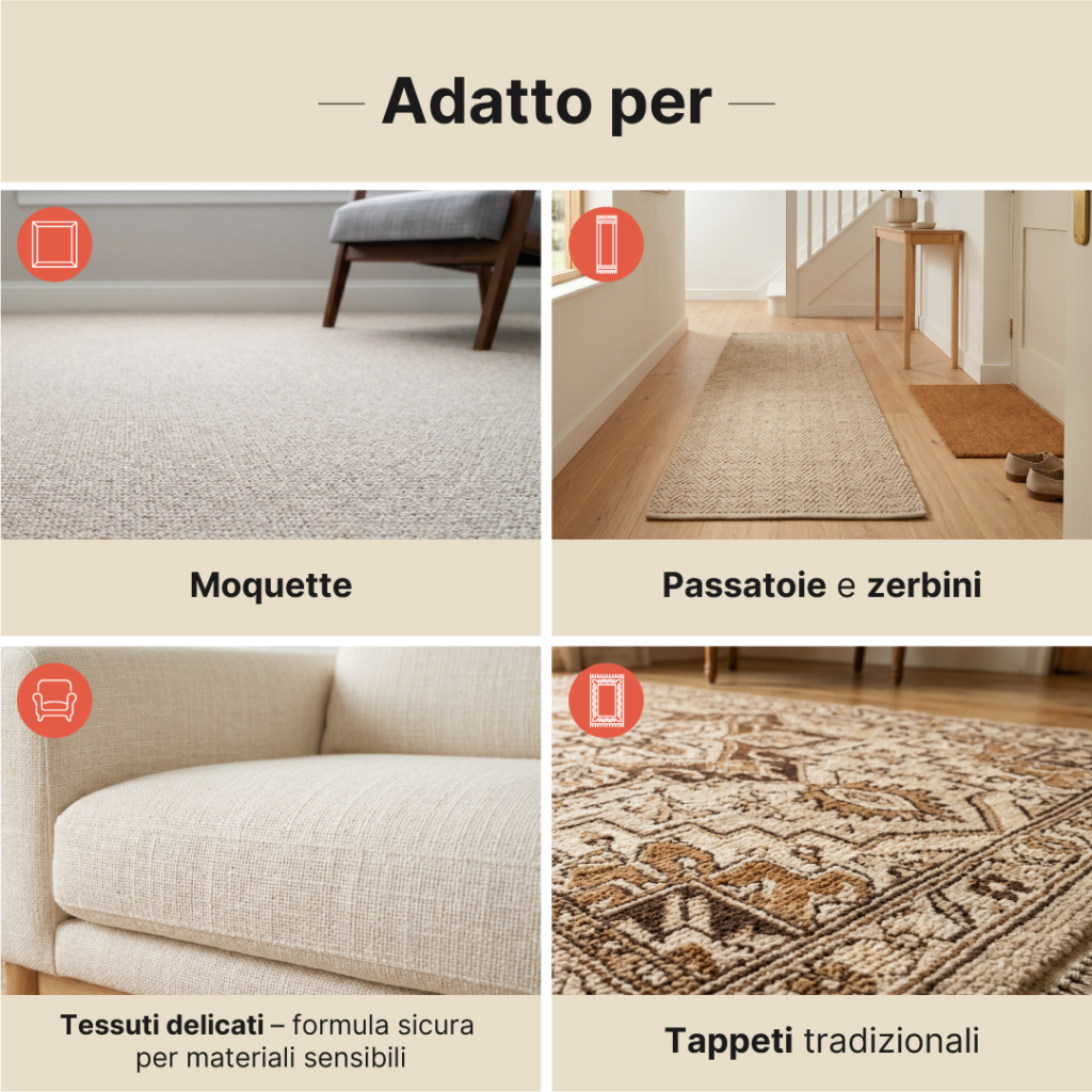 Rug Cleaner Detergente Universale per Tappeti