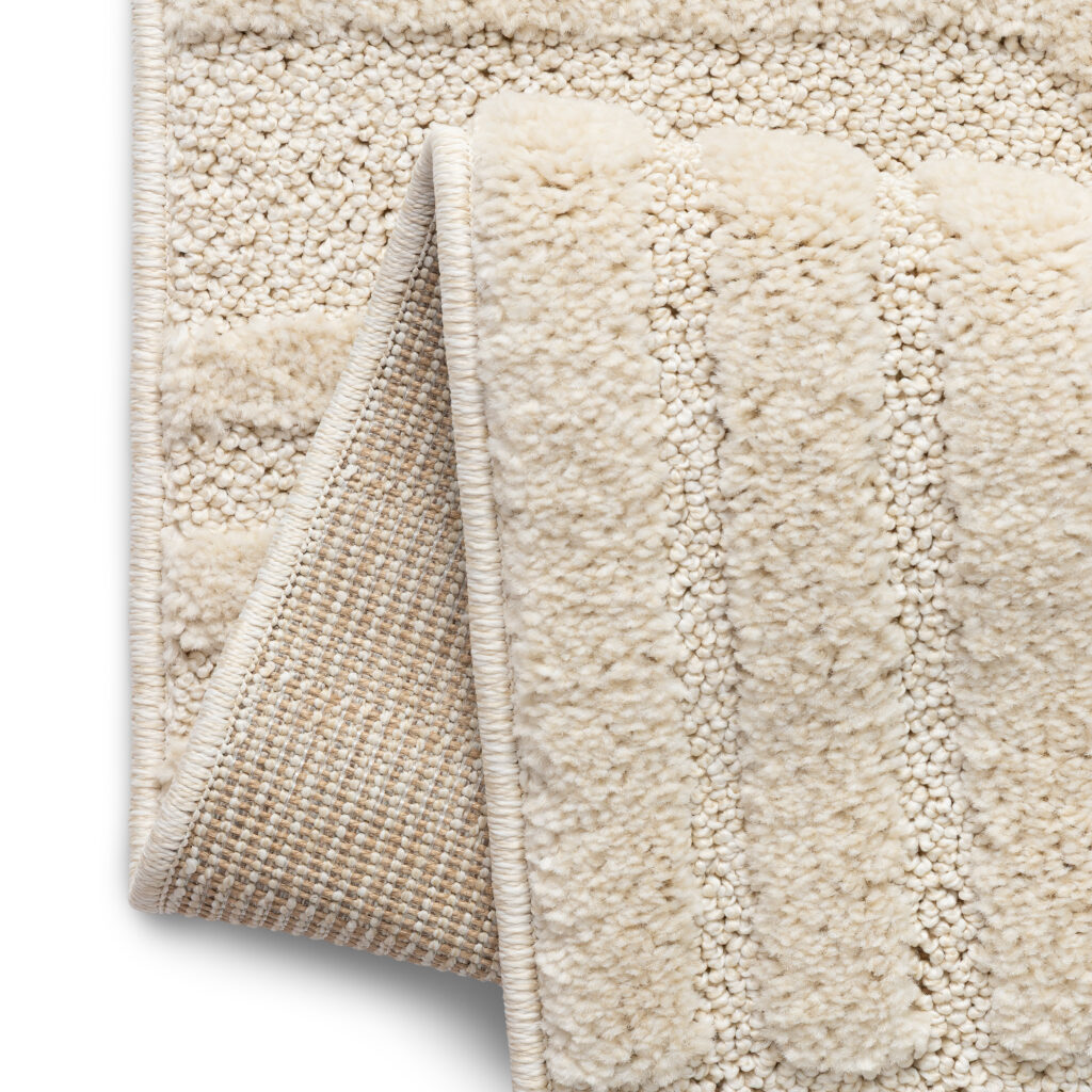 Tappeto Linea 3D Crema Patchwork