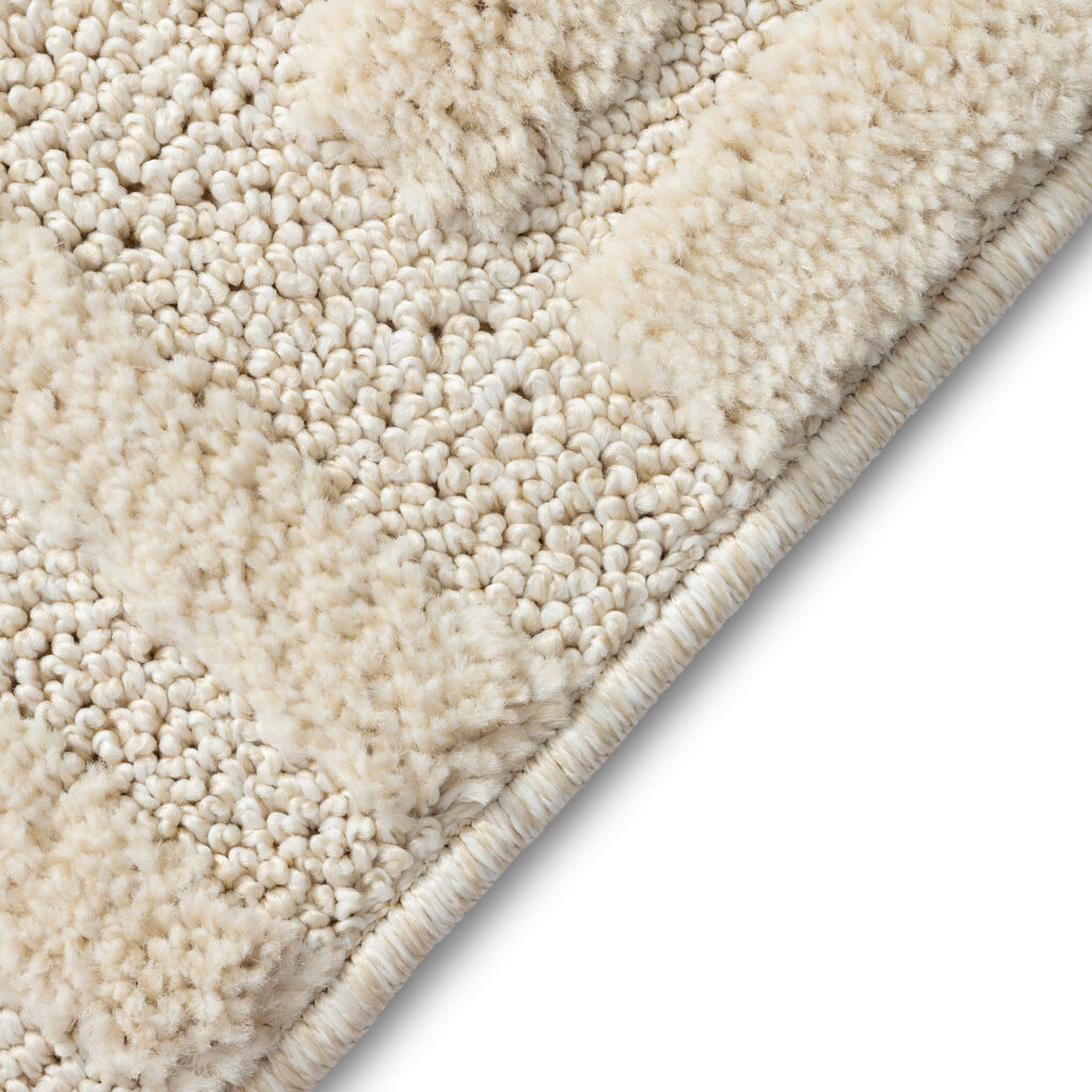 Tappeto Linea 3D Crema Patchwork