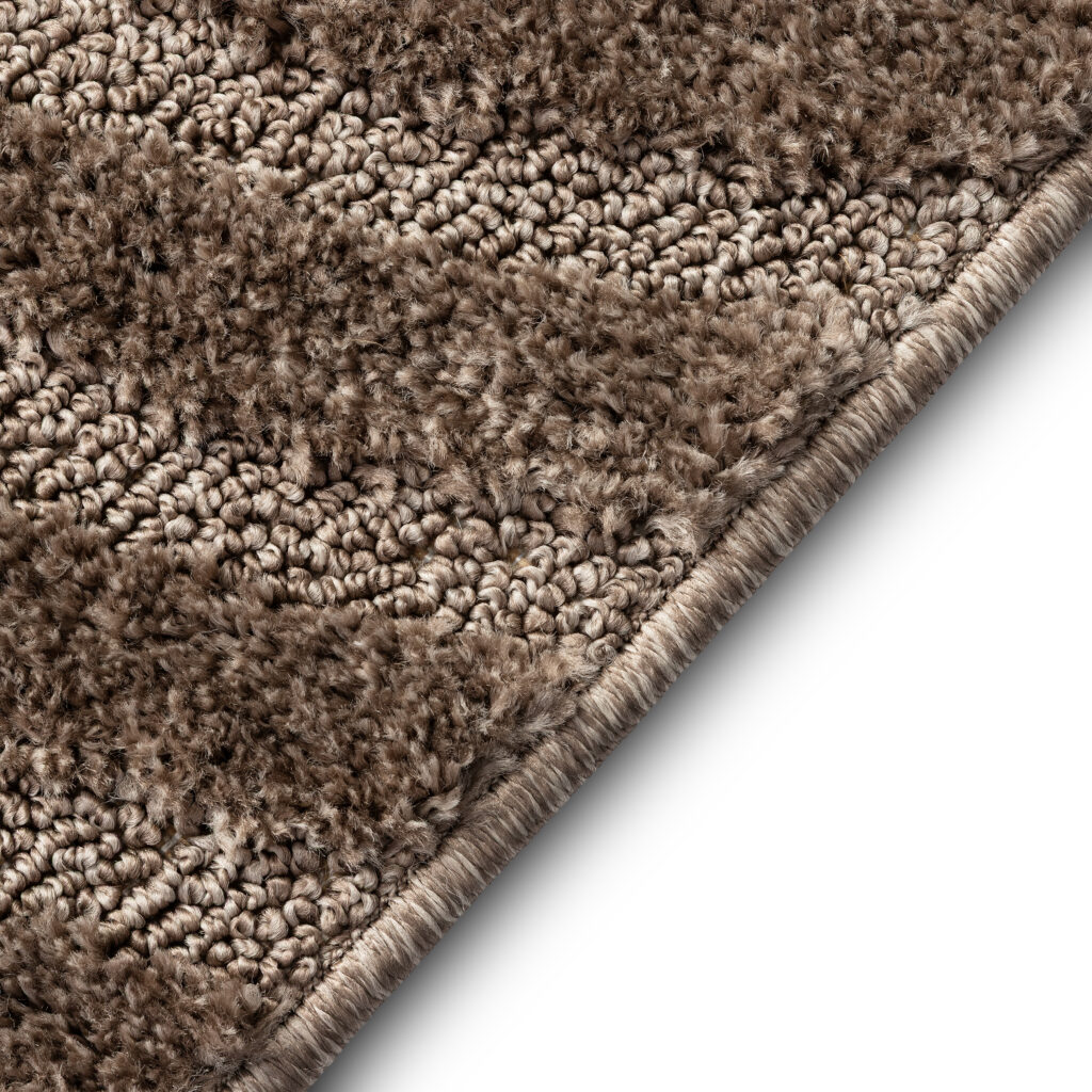Tappeto Linea 3D Taupe Onde