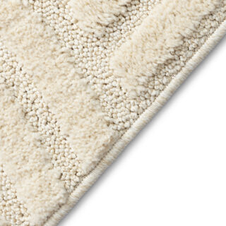 Tappeto Linea 3D Crema Onde
