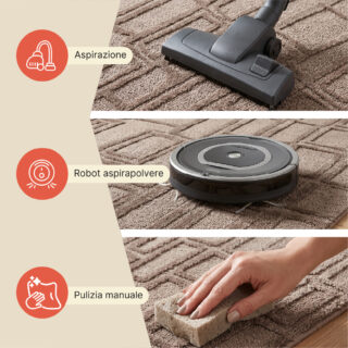 Tappeto Relievo 3D Taupe Geometrico