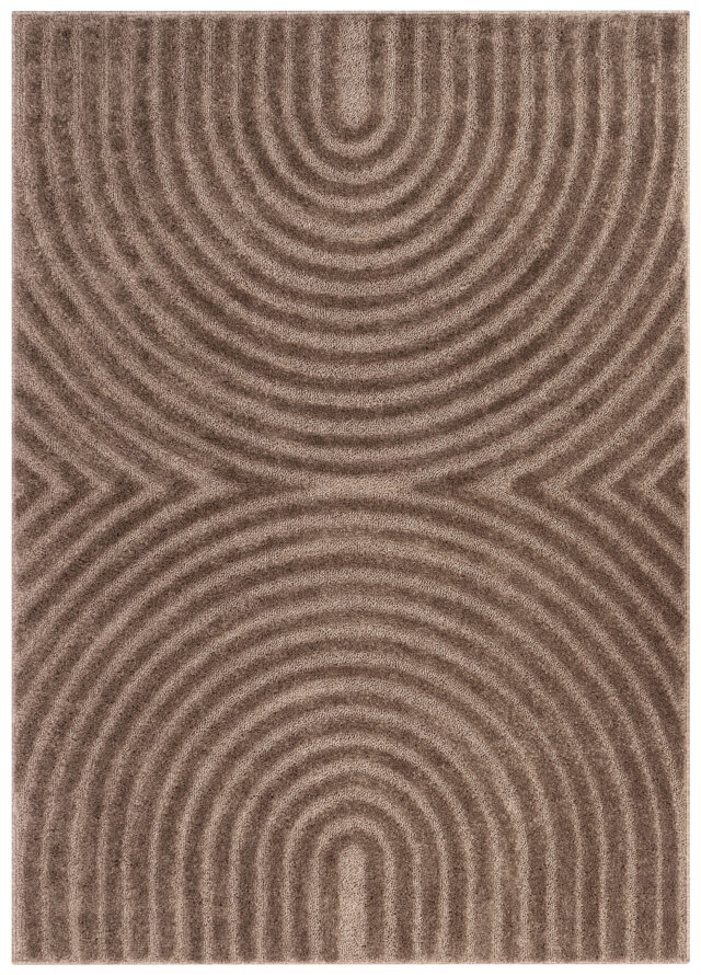 Tappeto Linea 3D Taupe Archi