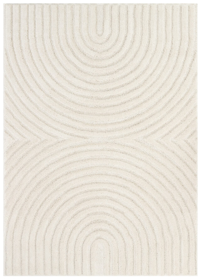 Tappeto Linea 3D Crema Archi