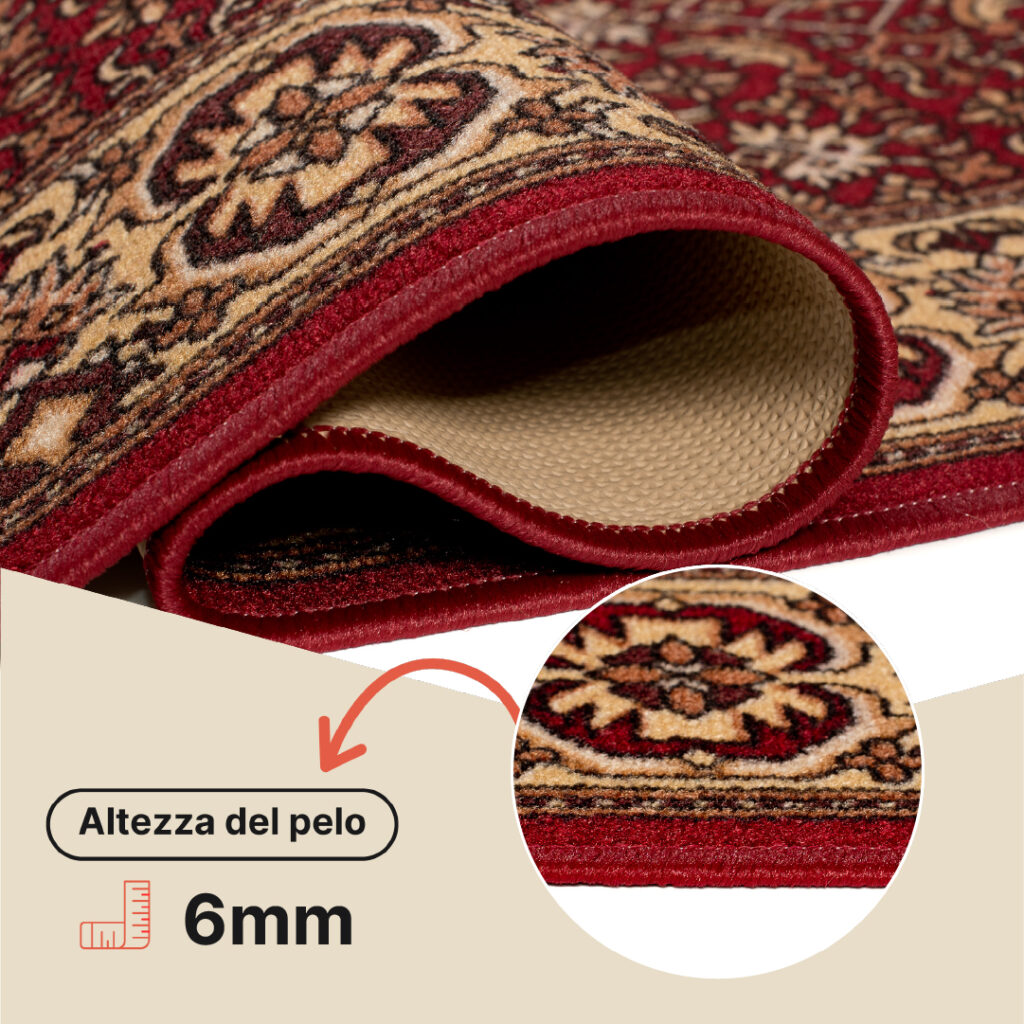Passatoia Antiscivolo Rosso Orientale