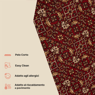 Passatoia Antiscivolo Rosso Orientale