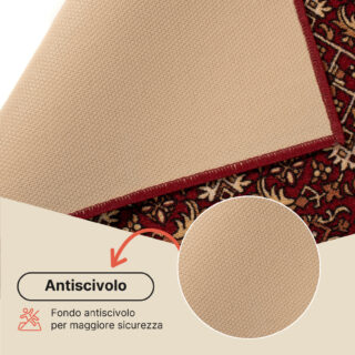 Passatoia Antiscivolo Rosso Orientale