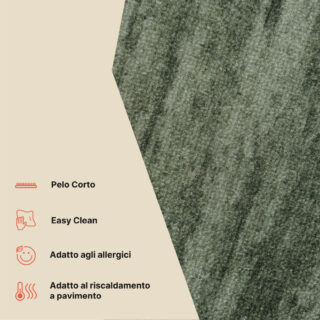 Passatoia Antiscivolo Verde Cornice